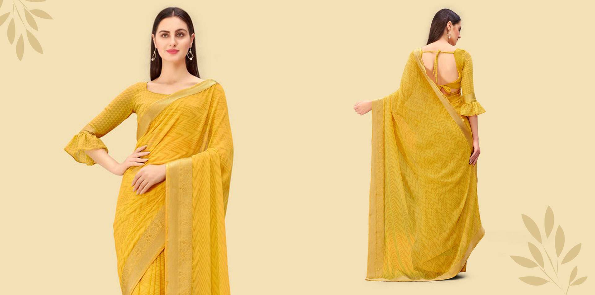 Georgette sarees - Trendsetter for fashion conscious women