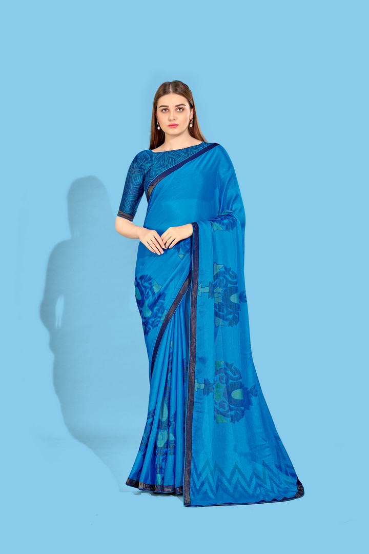 BLUE BRASSO SAREE ALL TIME HIT 13462 | Subhash Saree